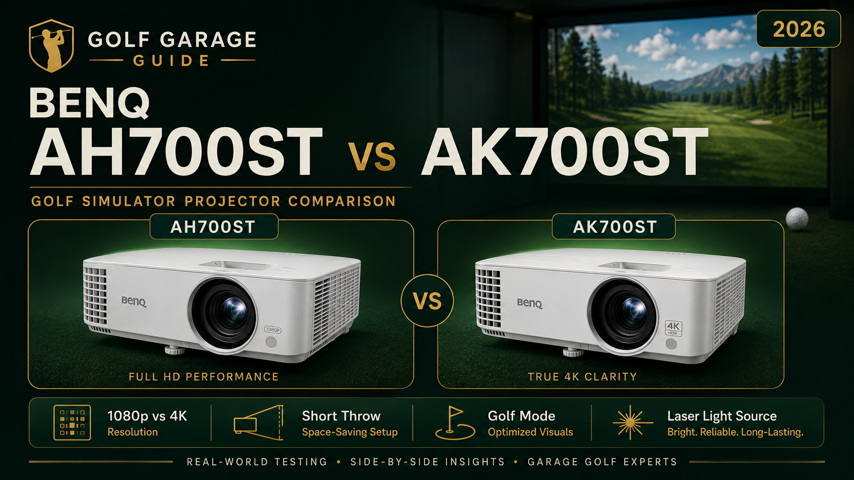 BenQ AH700ST vs AK700ST