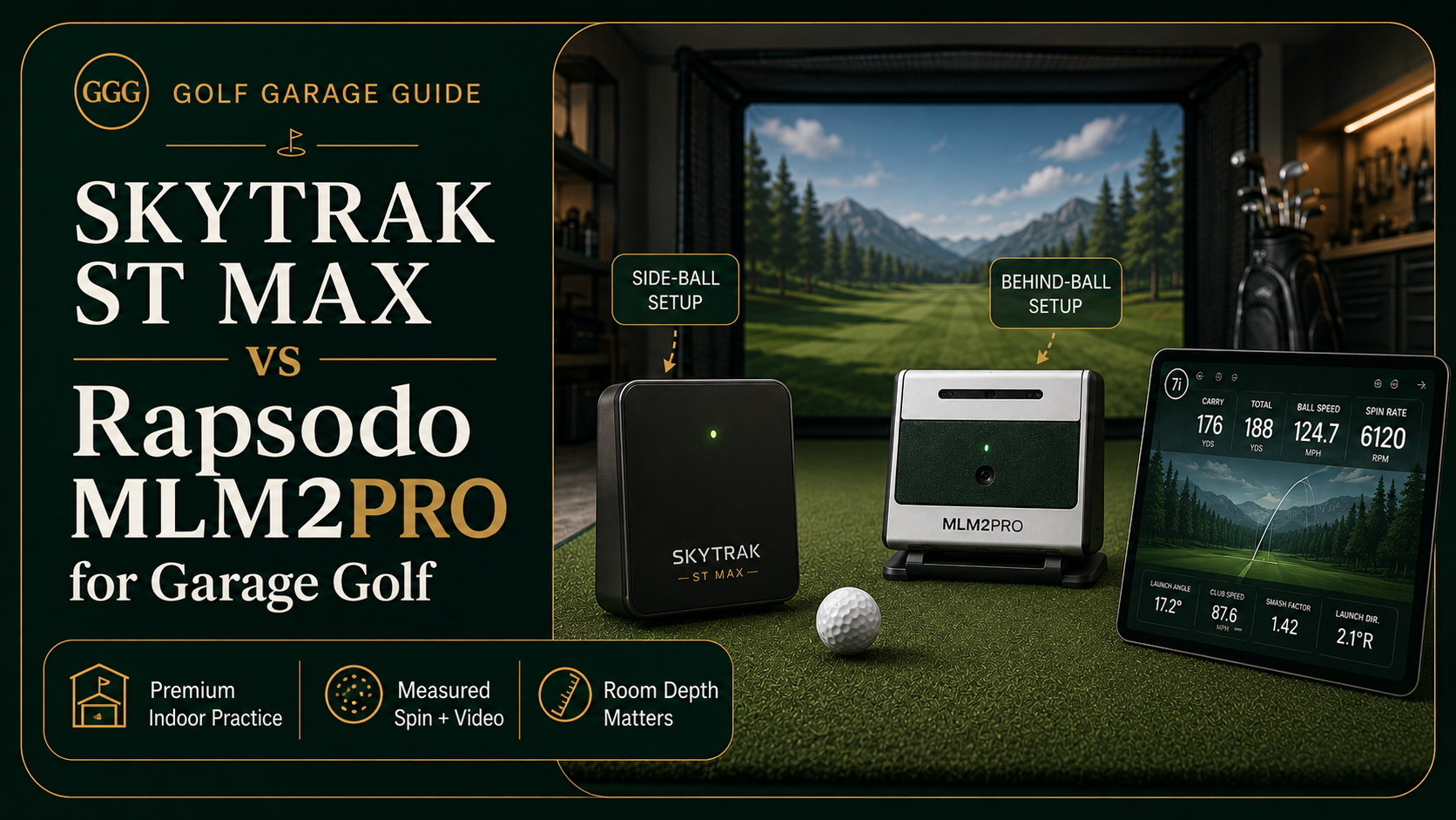 SKYTRAK ST MAX vs Rapsodo MLM2PRO