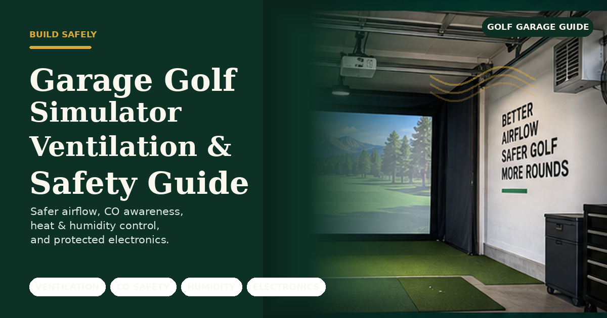 Garage Golf Simulator Ventilation & Safety Guide